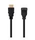 Nanocable Cable HDMI v1.4 Acodado Macho a HDMI v1.4 Macho 1.80m - Alta Velocidad - Color Negro