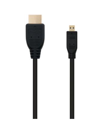 Nanocable Cable Micro HDMI v1.4 Macho a HDMI v1.4 Macho 0.80m - Alta Velocidad - Color Negro