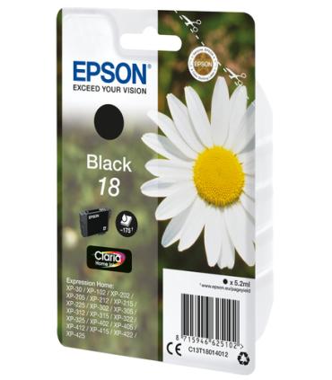 Epson T1801 (18) Negro Cartucho de Tinta Original - C13T18014012