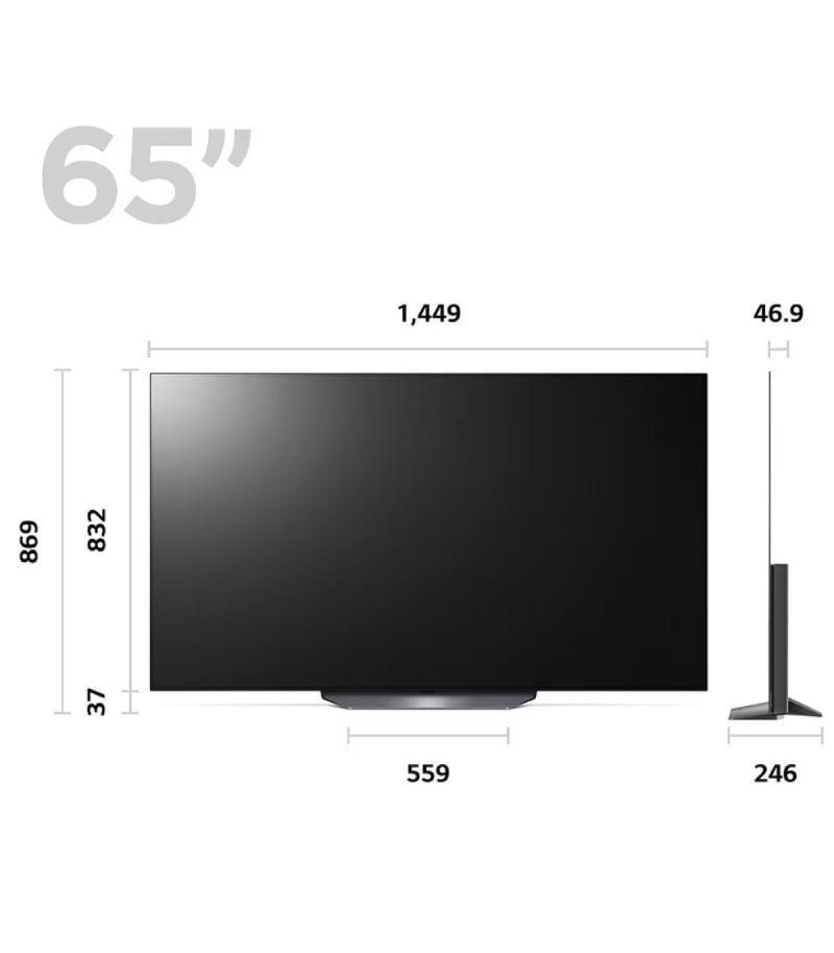 TV OLED - LG OLED65B36LA, 65 pulgadas, UHD 4K, Procesador α7 4K
