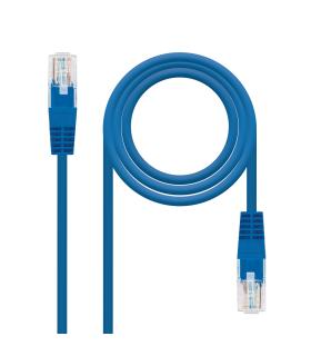 Nanocable Cable de Red Latiguillo RJ45 Cat.5e UTP AWG24 10m - Color Azul