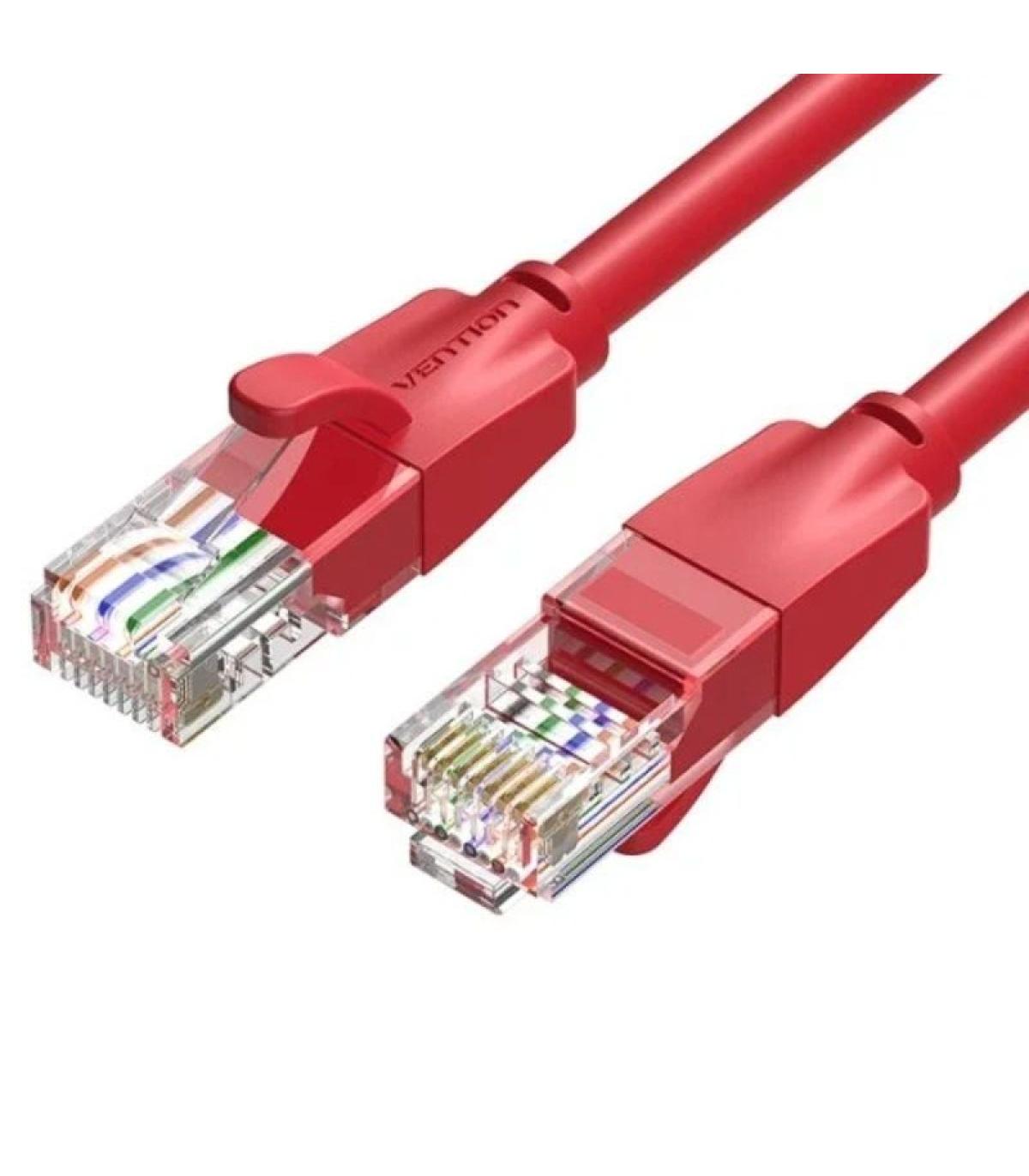 Nedis RJ45 categoría de cable 5e SF/UTP 10 m (Rojo) - Cable RJ45 - LDLC
