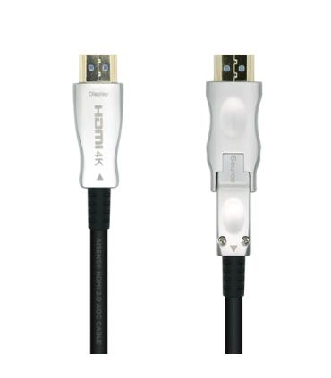 Aisens Cable HDMI V2.0 AOC (Active Optical Cable) Desmontable Premium Alta Velocidad / HEC 4K@60Hz 4:4:4 18Gbps - A/M-D/A/M - 40